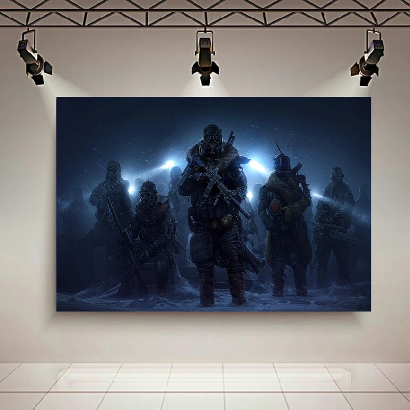 پوستر مدل بک لایت طرح گیم wasteland3 کد AR2890