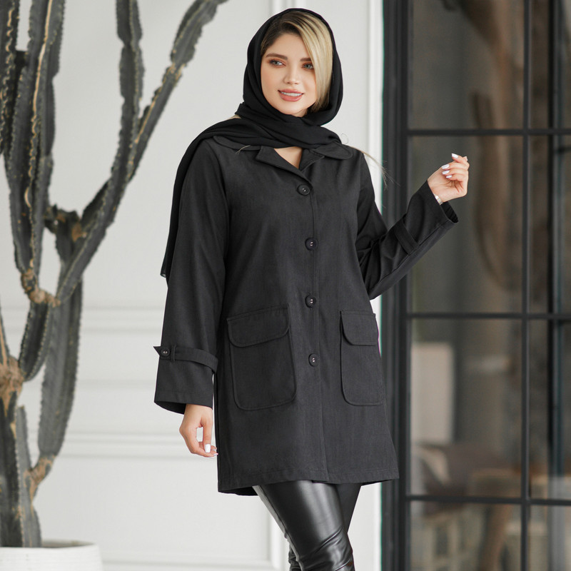 مانتو زنانه السانا مدل رایبد کد 137001