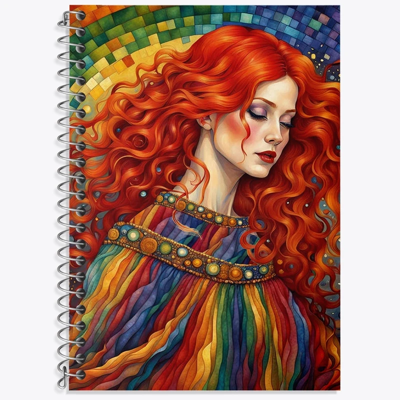 دفتر زبان 50 برگ خندالو مدل دو خط طرح دخترانه کد N1466