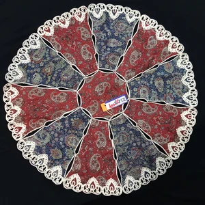 رومیزی ترمه کریز مدل خورشید کد sanR967 مجموعه 2 عددی