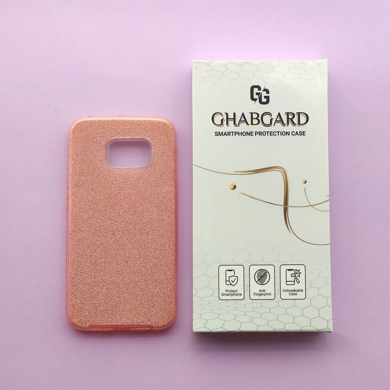 کاور قاب گارد مدل ژله ای شاین دار دخترانه مناسب برای گوشی موبایل سامسونگ Galaxy S6 Edge