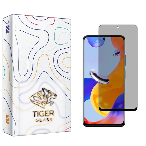 محافظ صفحه نمایش حریم شخصی تایگر گلس مدل SAM2 مناسب برای گوشی موبایل شیائومی Redmi Note 11 Pro 5G