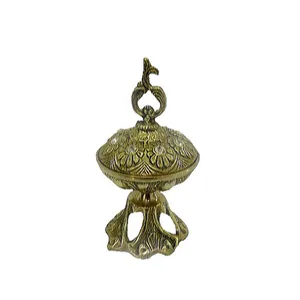 قندان برنزی مدل نگین خور کد 7571