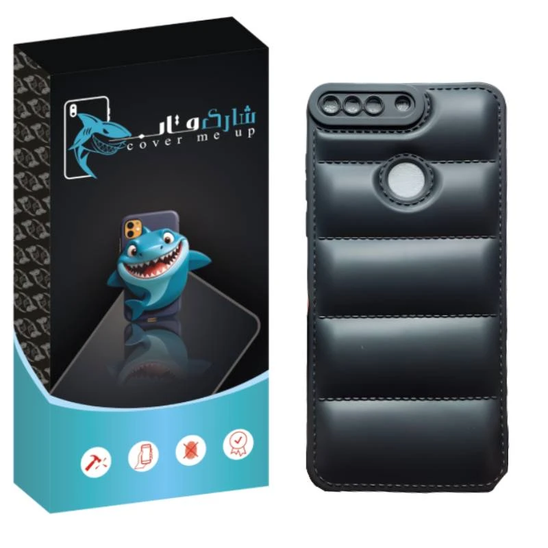 کاور شارک قاب مدل پافری مناسب برای گوشی موبایل هوآوی Y7 2018 / Y7 Prime 2018