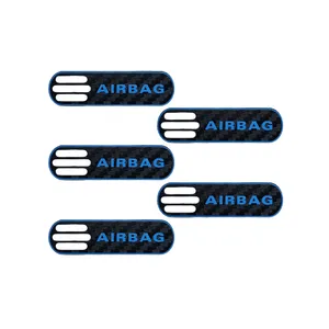 برچسب خودرو طرح ایربگ کد 10806E مناسب برای پژو 206 بسته 5 عددی