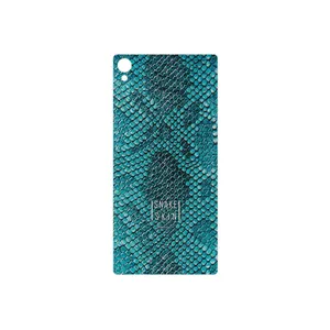 MAHOOT Blue Snake Skin Cover Sticker for Sony Xperia Z3