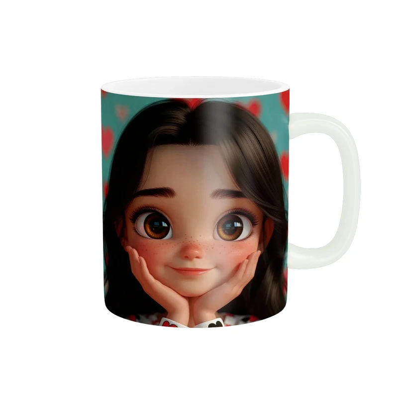 ماگ پاد آفرین طرح دختر کد 6168