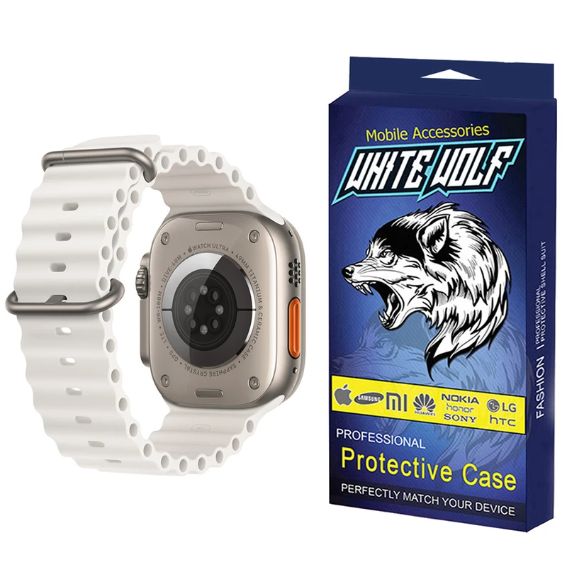 بند وایت ولف مدل WB-Ocean مناسب برای ساعت هوشمند  Smart Watch C800 Ultra