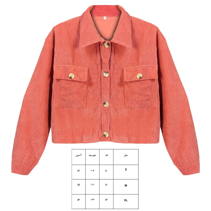 کت زنانه مدل مخمل کبریتی 18951205