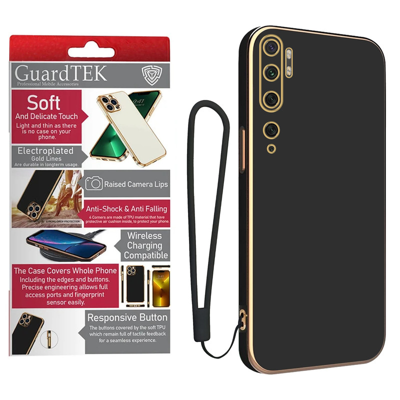 کاور گاردتک آساک مدل Myca2 Strap مناسب برای گوشی موبایل شیائومی Mi Note 10 Pro/ Mi Note 10 به همراه بندآویز