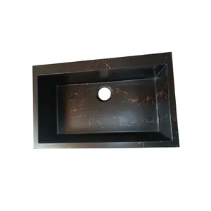 سینک ظرفشویی گرانیت توکار یک لگنه سینک گرانیتی مدل MAK_bgv