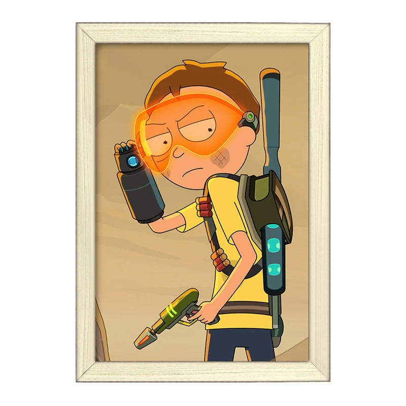 تابلو خندالو طرح انیمیشن ریک و مورتی Rick and Mort کد 26398