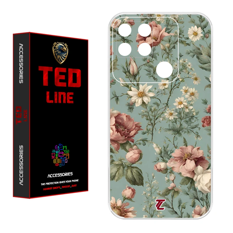 کاور تدلاین طرح گل کد 1152 مناسب برای گوشی موبایل شیائومی Redmi 10C / Poco C40