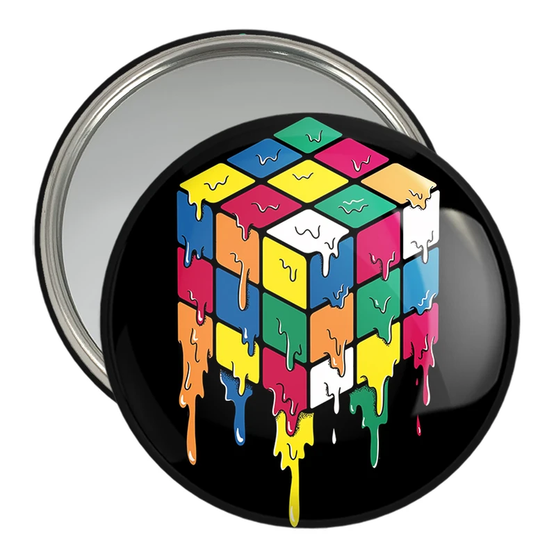 آینه جیبی خندالو مدل مکعب روبیک کد 27816