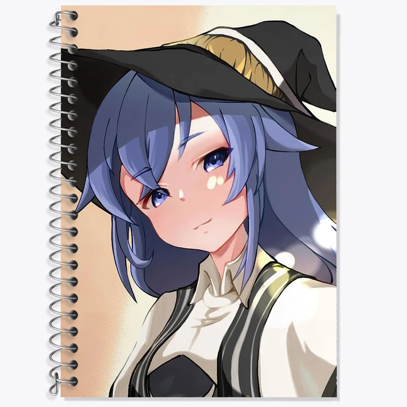 دفتر زبان 50 برگ خندالو مدل سه خط طرح روکسی انیمه موشوکو تنسی کد 24169