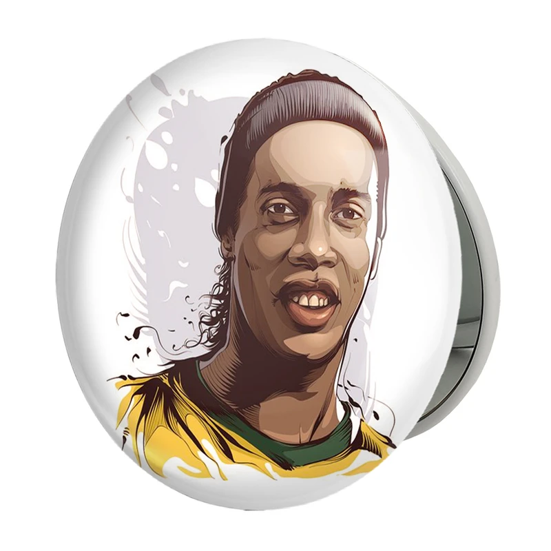 آینه جیبی خندالو طرح رونالدینیو مدل تاشو کد 2088 