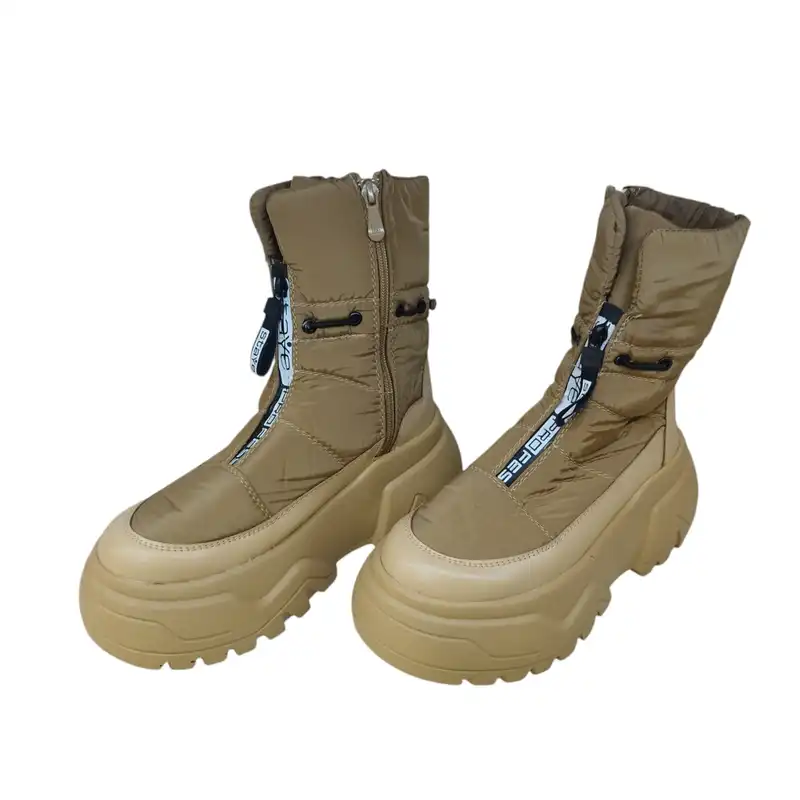 نیم بوت دخترانه مدل PN 342 رنگ شتری