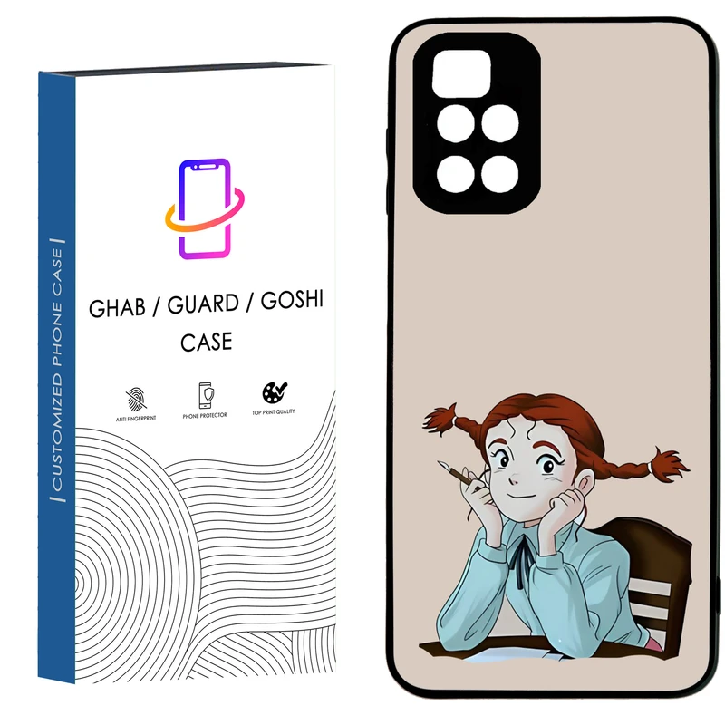 کاور قاب گارد گوشی طرح دخترانه کد 36  - TPU مناسب برای گوشی موبایل شیائومی Redmi Redmi 10 4G