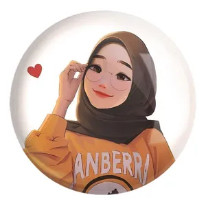 پیکسل خندالو طرح دخترانه باحجاب کد 26009 مدل بزرگ