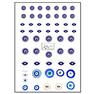 استیکر طراحی ناخن مدل N_26