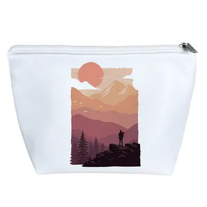 کیف لوازم آرایش دخترانه خندالو مدل کوهنورد و غروب کد 3097