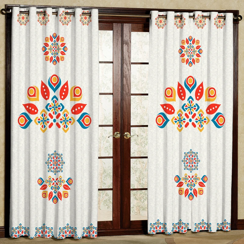 پرده مدل  هازان پانچی کد 1976 سایز 140x200 سانتی متر