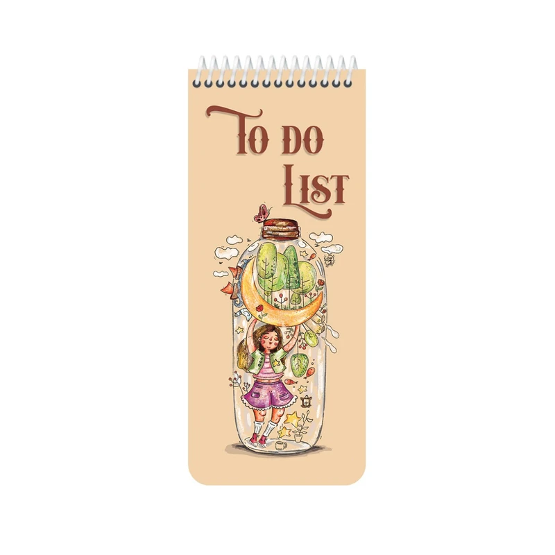 دفتر برنامه ریزی 90 برگ یاس آکام مدل تودو لیست طرح ماهک