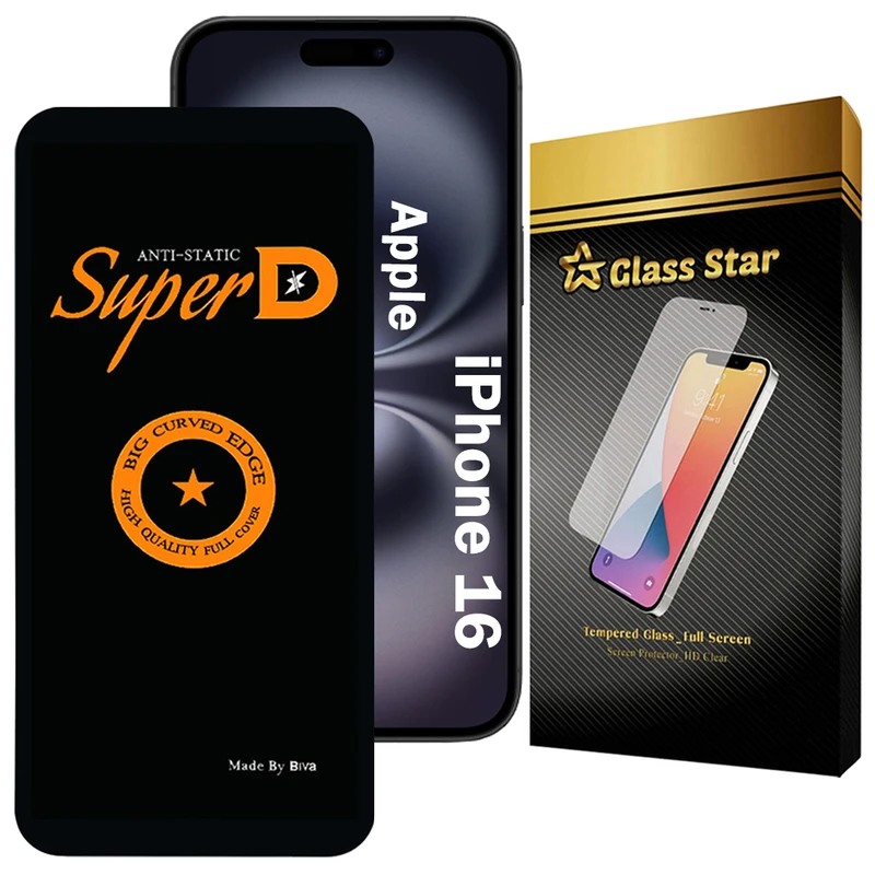 محافظ صفحه نمایش گلس استار مدل SUBIG20 مناسب برای گوشی موبایل اپل iPhone 16