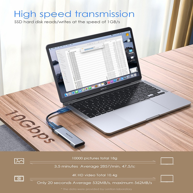 قاب هارد دیسک لنشن مدل SSD M.2 NVMe کد C9Elite-GRY