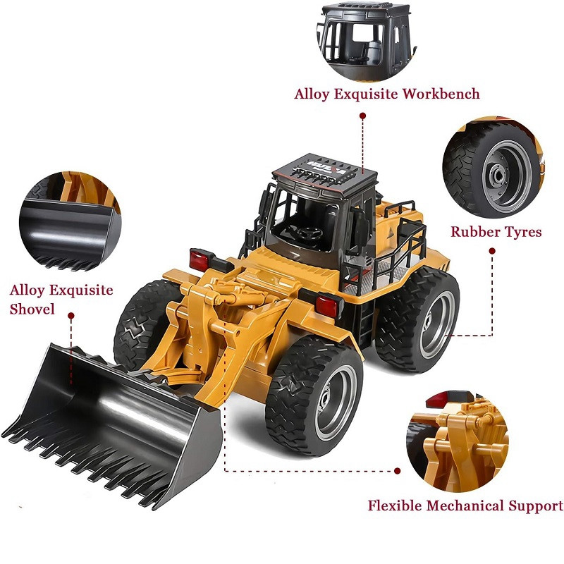 ماشین بازی کنترلی دیانچنگ برادرز مدل بولدروز 1:14