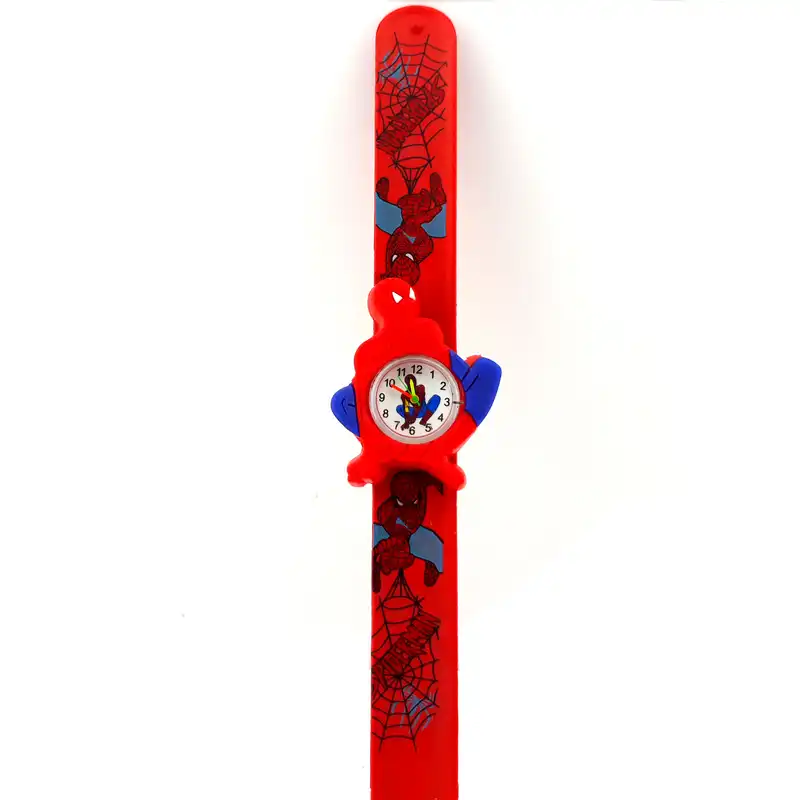 ساعت مچی عقربه ای بچگانه مدل مرد عنکبوتی