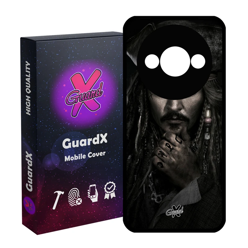 کاور گارد ایکس طرح Johnny Depp مدل قاب Glass10178 مناسب برای گوشی موبایل شیائومی Redmi A3 4G/ A3X 4G/ Poco C61