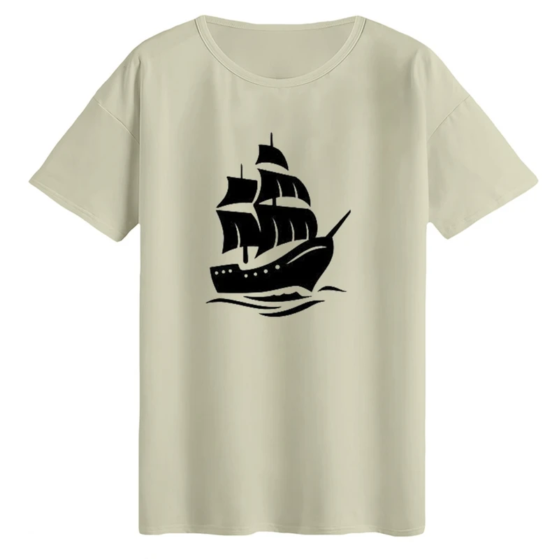 تی‌شرت لانگ آستین کوتاه زنانه مدل کشتی کد 1