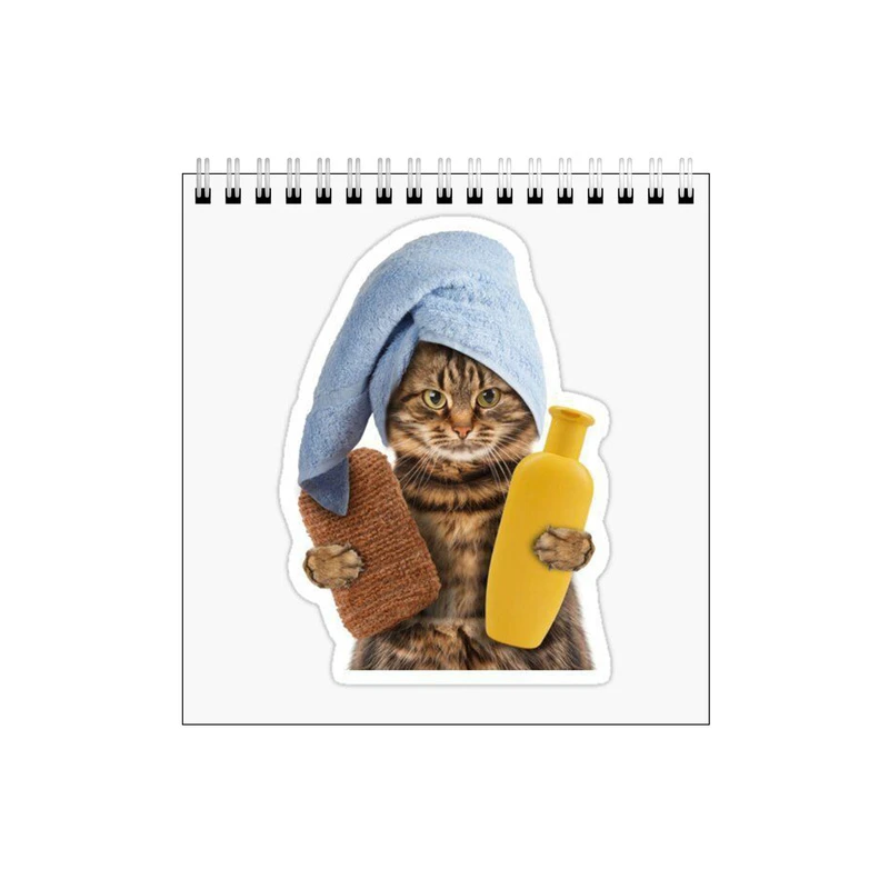 دفتر طراحی طرح مامان گربه در حمام کد 7570281