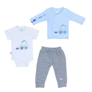 ست 3 تکه لباس نوزادی مدل cab344p