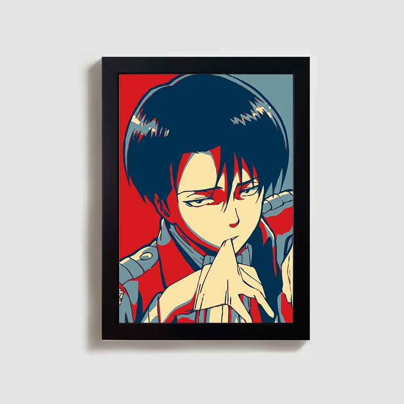 تابلو مدل اتک آن تایتان لیوای attack on titan levi کد BL35