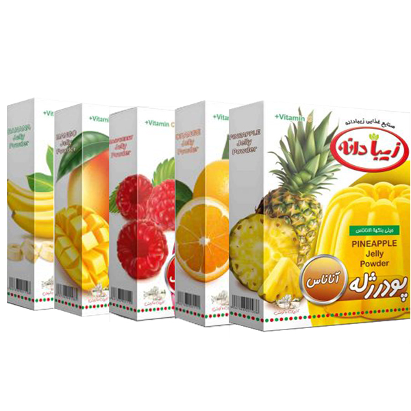 ژله زیبادانه مجموعه 5 عددی