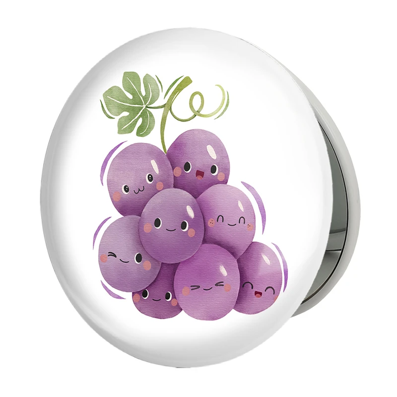 آینه جیبی خندالو طرح انگور مدل تاشو کد 28407 