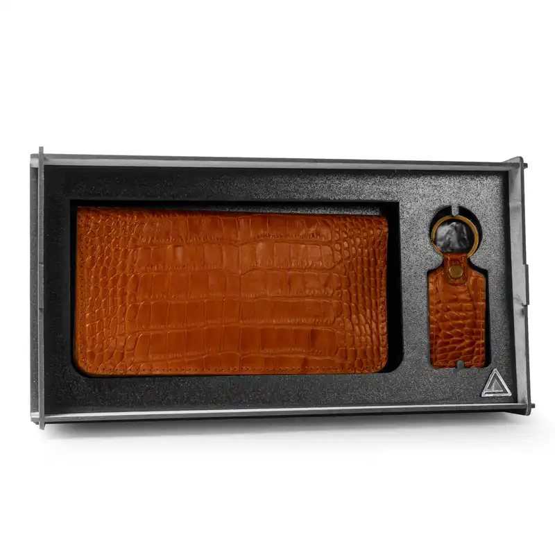 ست هدیه چرم آراهمراه مدل ARASET06