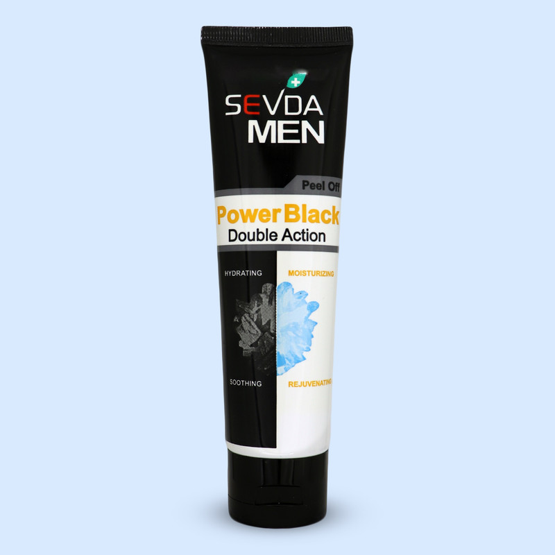 ماسک صورت سودا مدل ذغال یخ و کیوی حجم 100 میلی لیتر مجموعه 2 عددی
