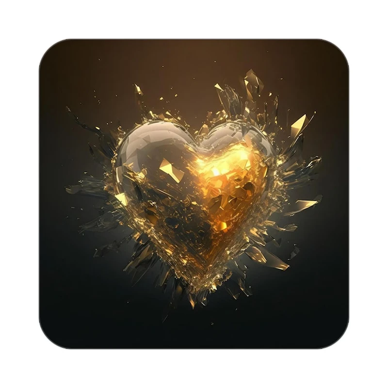 زیر لیوانی کاکتی مدل عاشقانه کد mp10034