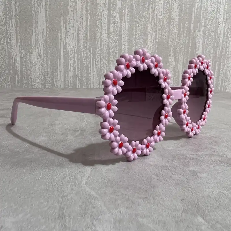 عینک آفتابی بچگانه مدل دایره بابونه کد PIN PIN 6