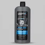 شامپو مو لروکس مدل ICEY MENTHOL حجم 550 میلی‌لیتر، حاوی عصاره رزماری و چای سبز، ضد شوره و خنک‌کننده