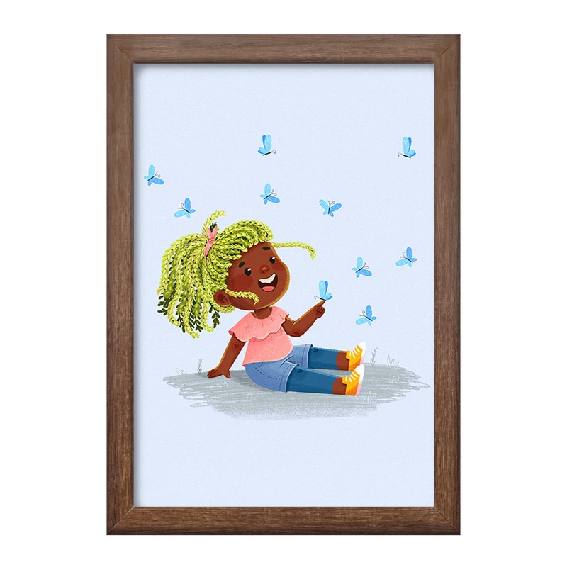 تابلو خندالو طرح دخترانه فانتزی کد 25754