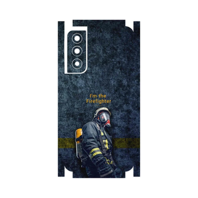 برچسب پوششی ماهوت مدل Firefighter-FullSkin مناسب برای گوشی موبایل سامسونگ Galaxy S21 FE 5G