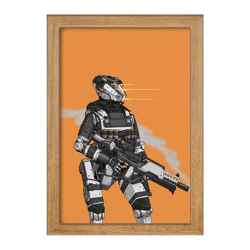 تابلو خندالو مدل بازی تایتان فال (Titanfall) کد 32583