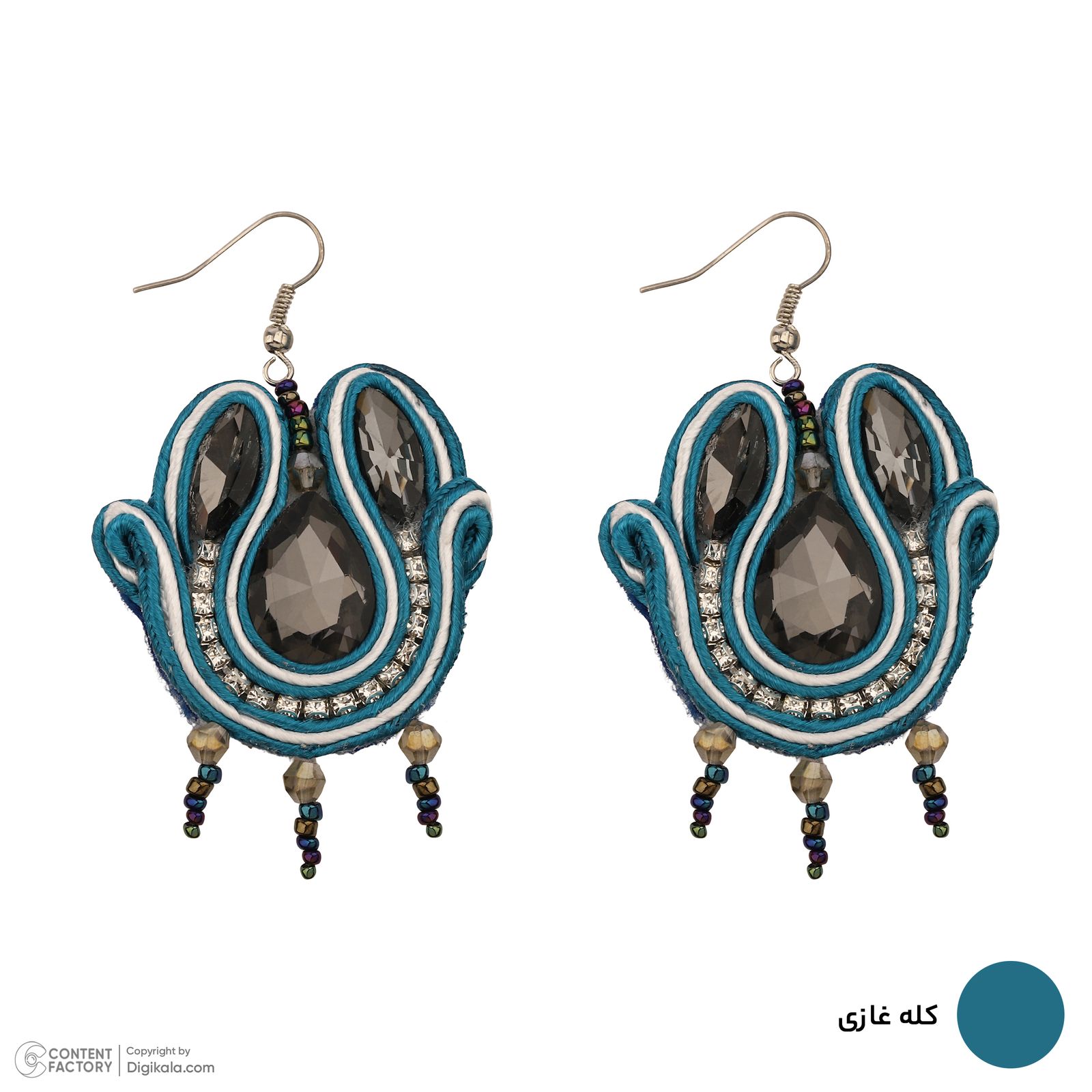 گوشواره دست دوز زنانه بومی مدل 02 -  - 4