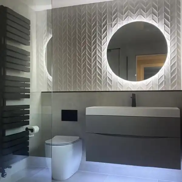 آینه بک لایت مدل سنسور لمسی 304