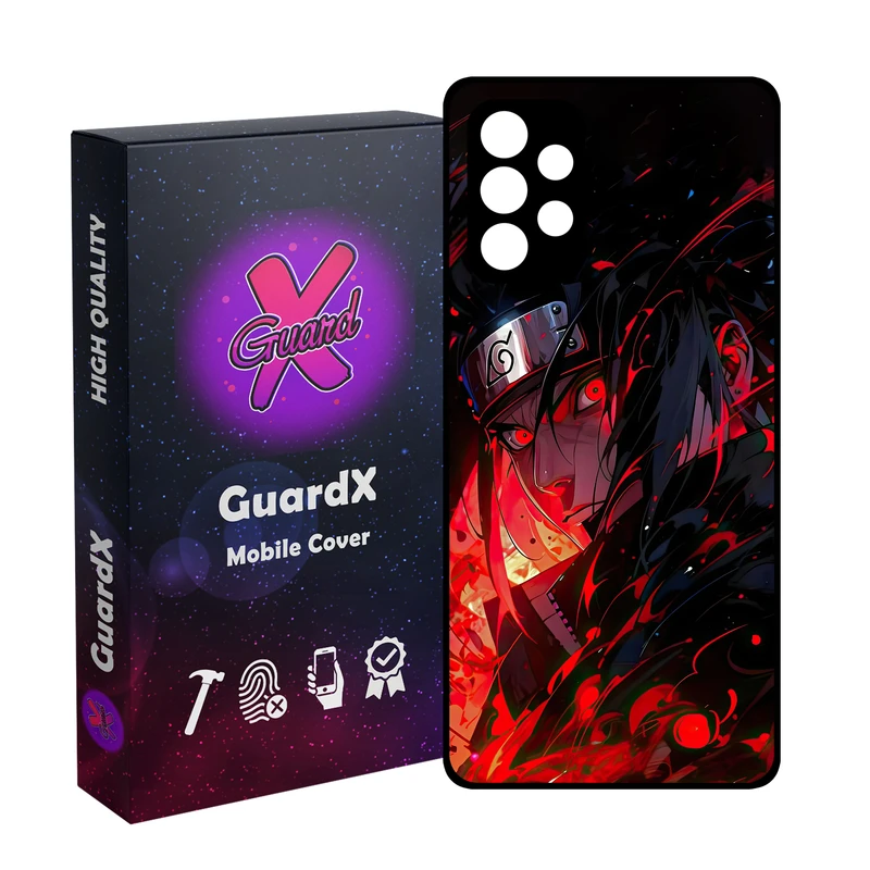 کاور گارد ایکس طرح ایتاچی انیمه مدل Glass10690 مناسب برای گوشی موبایل سامسونگ Galaxy A32 4G