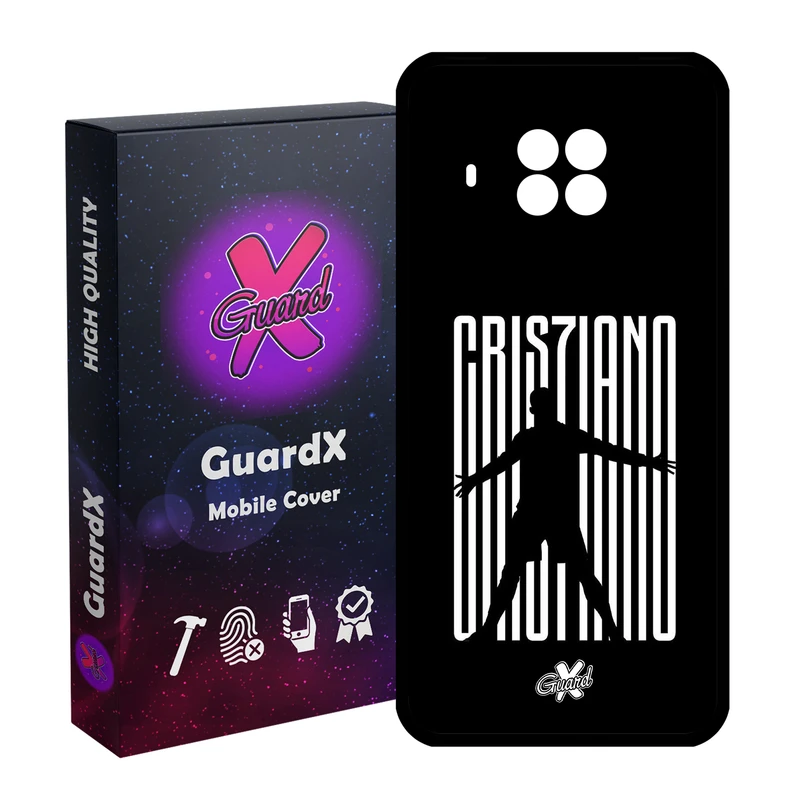 کاور گارد ایکس طرح CR7 مدل Glass10115 مناسب برای گوشی موبایل شیائومی Mi 10T Lite / Mi 10I / Redmi Note 9 Pro 5G